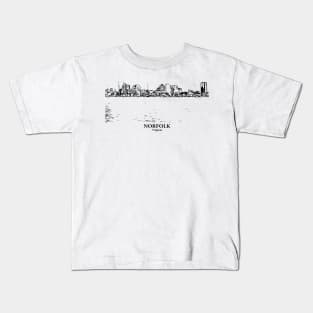 Norfolk - Virginia Kids T-Shirt